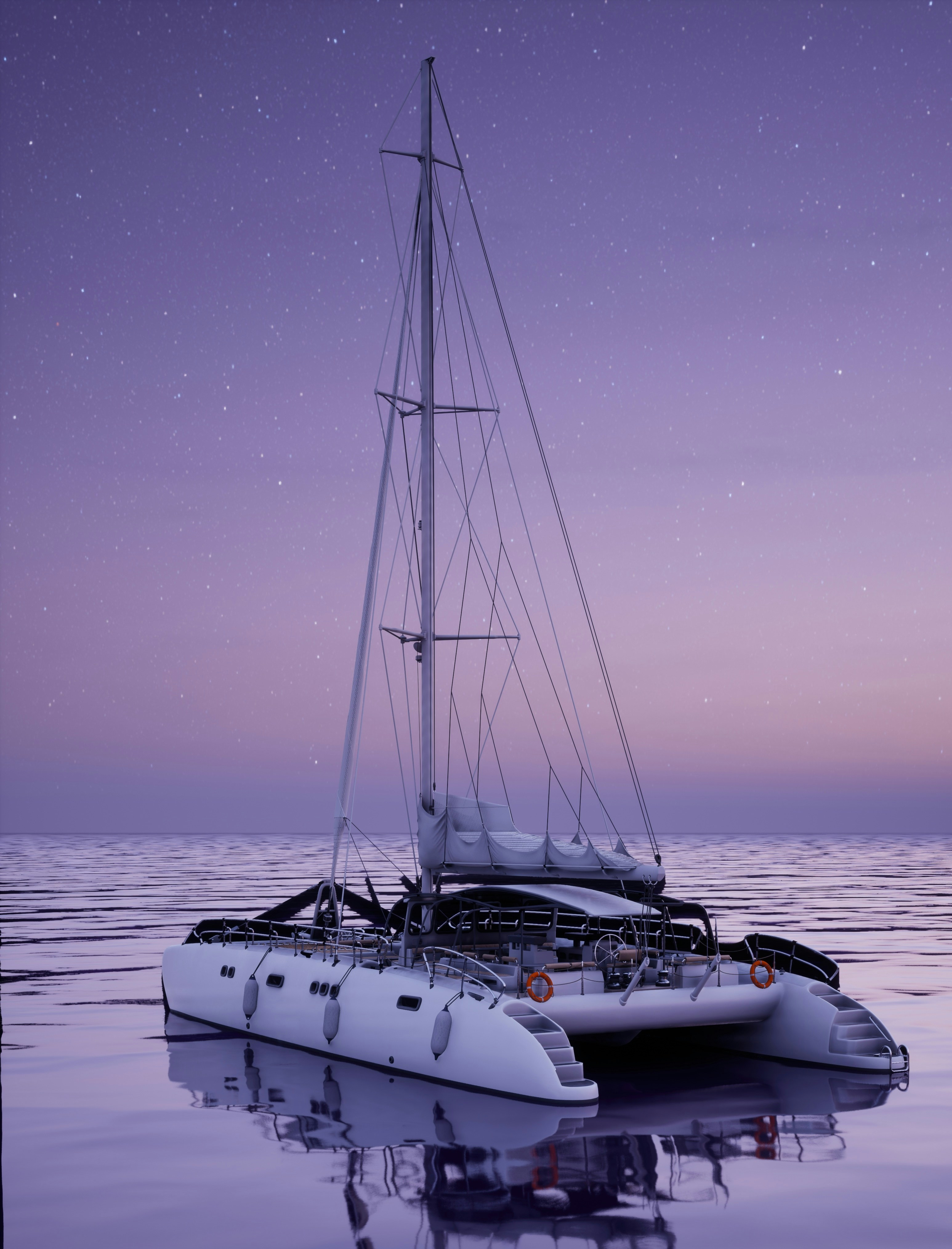 catamaran op water