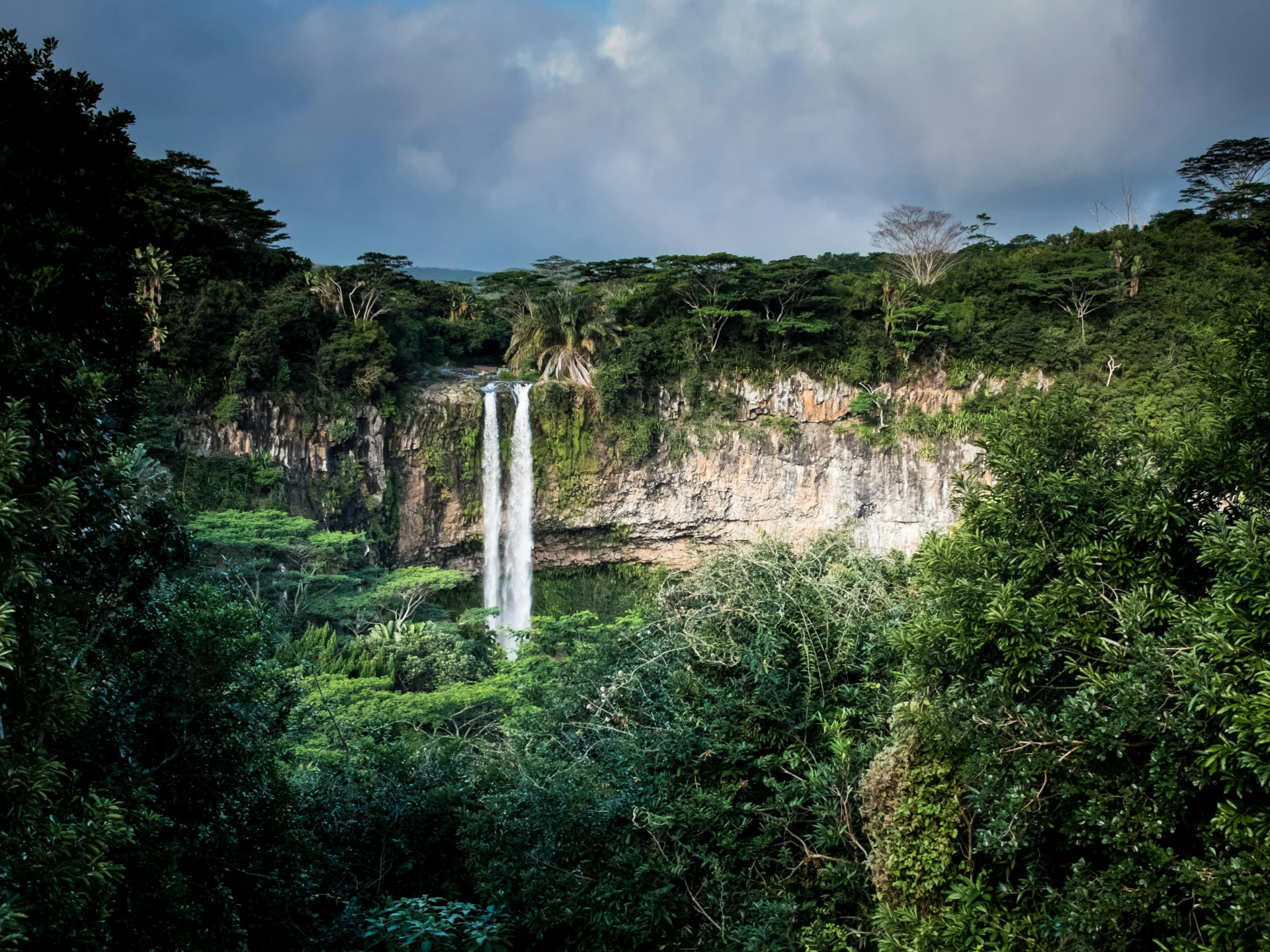 waterval en jungle